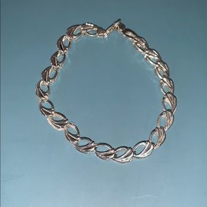 Silver chain bracelet